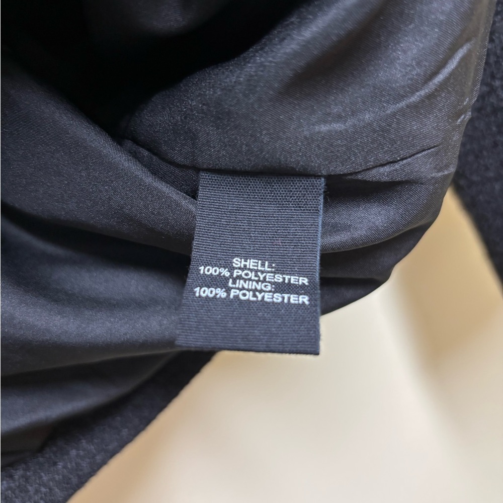 Black Tweed Luxury Button Down Blazer Jacket with… - image 6